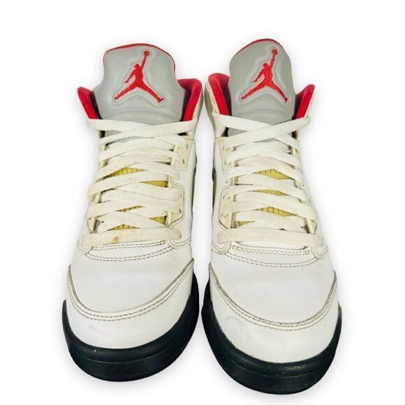 Air Jordan 5 Retro GS 2013 'Fire Red' 440888-100 Youth 4.5 - Picture 3 of 11